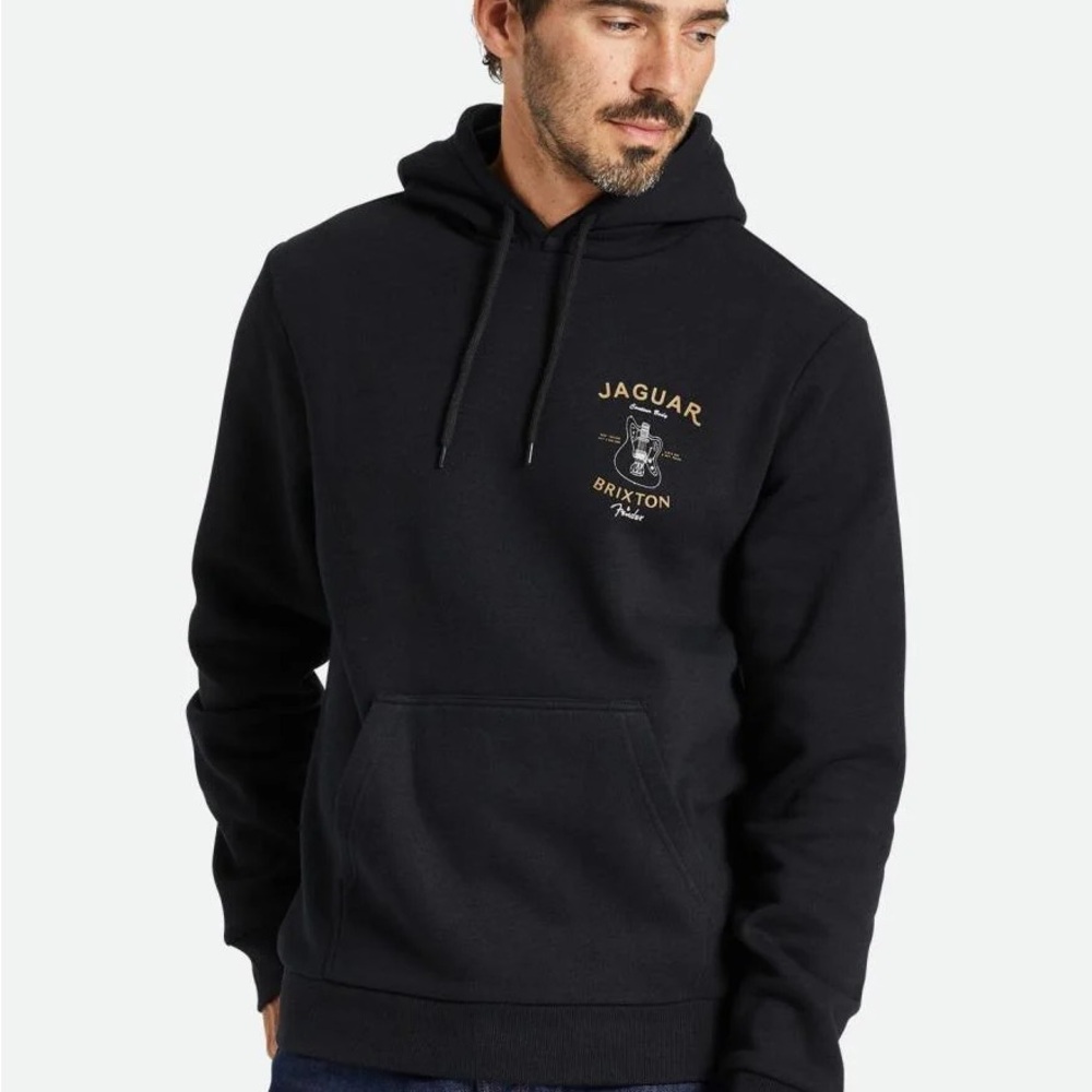 Brixton Black Fender Jaguar Claws Hoodie XL